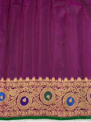 GADWAL PURE SILK HANDLOOM BROCADE SAREE