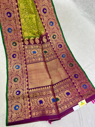 GADWAL PURE SILK HANDLOOM BROCADE SAREE