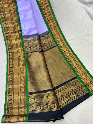 GADWAL PASTEL PURE SILK HANDLOOM SAREE