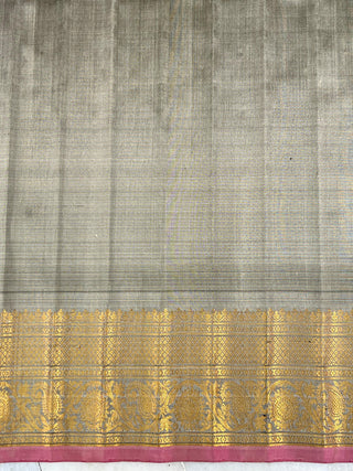 GADWAL PASTEL PURE SILK HANDLOOM SAREE