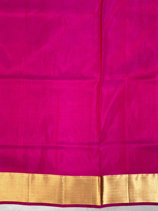 NARAYANPET PURE SILK BIG TEMPLE BORDER SAREE