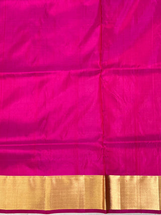NARAYANPET PURE SILK BIG TEMPLE BORDER SAREE