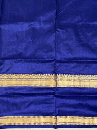 NARAYANPET PURE SILK GAP BORDER SAREE