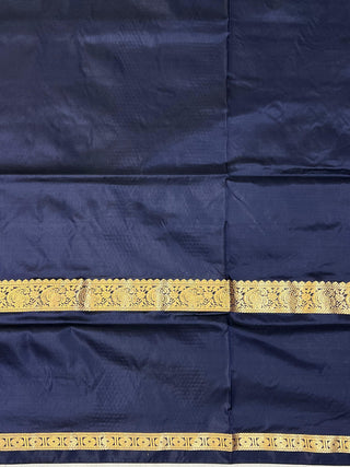 NARAYANPET PURE SILK GAP BORDER SAREE