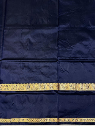 NARAYANPET PURE SILK GAP BORDER SAREE