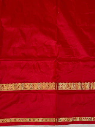 NARAYANPET PURE SILK GAP BORDER SAREE