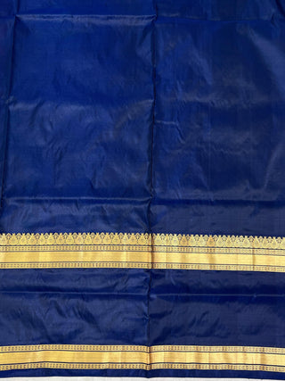NARAYANPET PURE SILK GAP BORDER SAREE