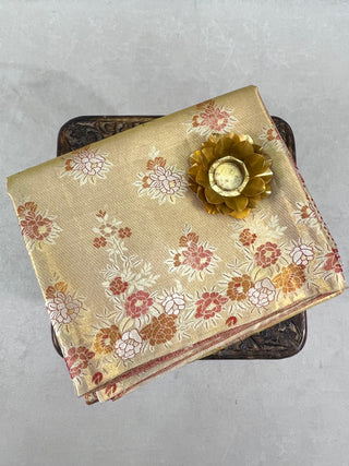 KANCHIPURAM PURE SILK MEENA SELF SAREE