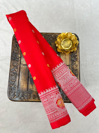 GADWAL PURE SILK MAHARANI TURNING BORDER