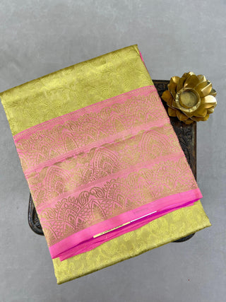 VEKATGIRI PURE SILK TISSUE HANDLOOM SAREE
