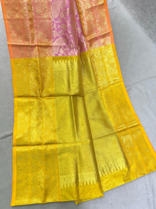 VEKATGIRI PURE SILK TISSUE HANDLOOM SAREE