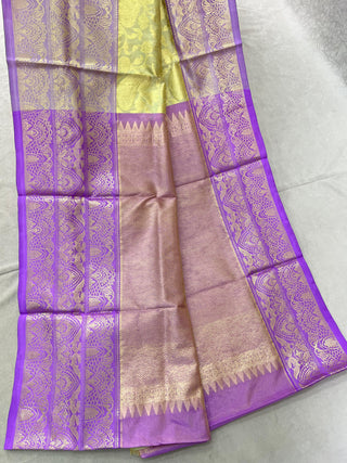 VEKATGIRI PURE SILK TISSUE HANDLOOM SAREE