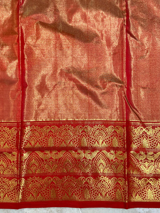 VEKATGIRI PURE SILK HANDLOOM TISSUE SAREE