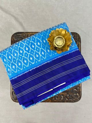 IKKAT PURE SILK HANDLOOM SAREE