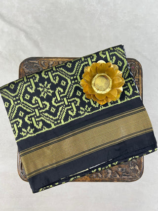 IKKAT PURE SILK HANDLOOM SAREE