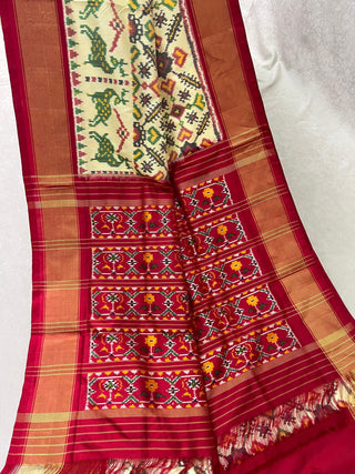 IKKAT PURE SILK HANDLOOM SAREE