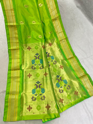 NARAYANPET PURE SILK PAITHANI PALLU SAREE