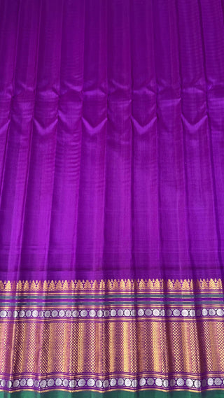 GADWAL PURE SILK GINGHAM CHECKS SAREE