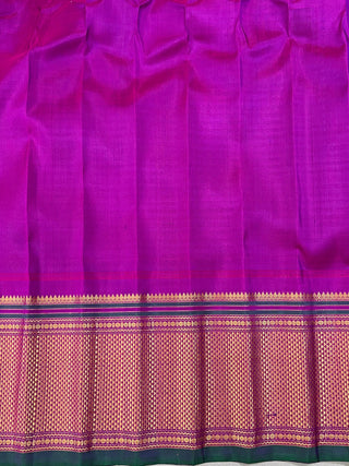 GADWAL PURE SILK GINGHAM CHECKS SAREE