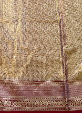 KANCHIPURAM PURE SILK TISSUE MEENA SAREE