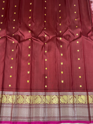 GADWAL PURE SILK HANDLOOM BROCADE SAREE