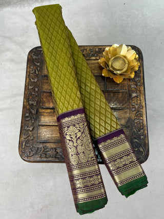 GADWAL PURE SILK HANDLOOM BROCADE SAREE