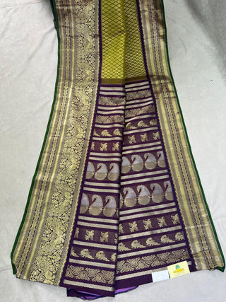 GADWAL PURE SILK HANDLOOM BROCADE SAREE
