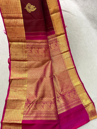 KANCHIPURAM PURE SILK HANDLOOM SAREE
