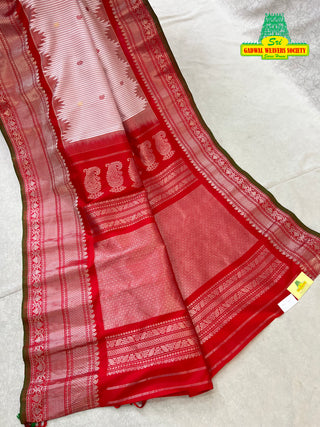 HANDLOOM GADWAL PURE SILK SAREE