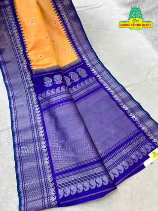 HANDLOOM GADWAL PURE SILK SAREE