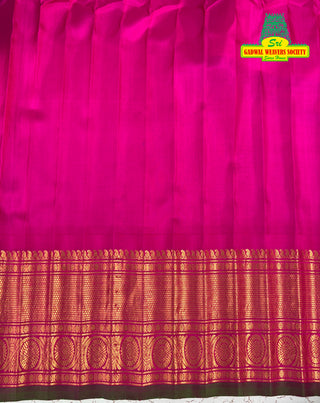 HANDLOOM GADWAL PURE SILK SAREE