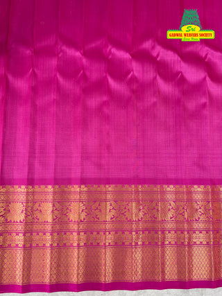 HANDLOOM GADWAL PURE SILK SAREE