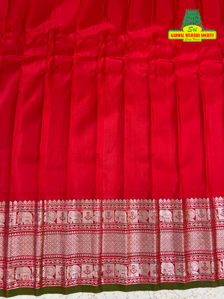 HANDLOOM GADWAL PURE SILK SAREE