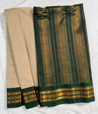 GADWAL PURE COTTON KUTTU BORDER