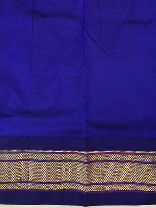 Narayanpet Pure Silk Saree with temple border