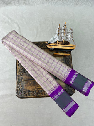 GADWAL PURE SILK GAP BORDER HANDLOOM SAREE