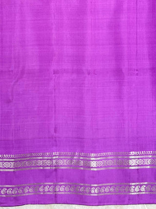 GADWAL PURE SILK GAP BORDER HANDLOOM SAREE