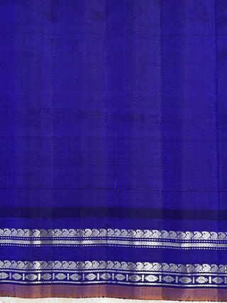 GADWAL PURE SILK GAP BORDER HANDLOOM SAREE