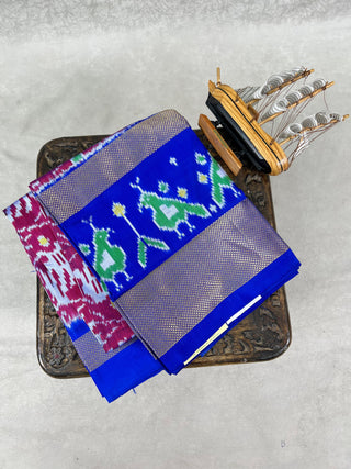 HANDLOOM POCHAMPALLY(IKAT) PURE SILK LEHENGA