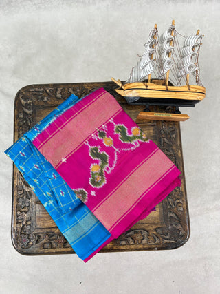 HANDLOOM POCHAMPALLY(IKAT) PURE SILK LEHENGA