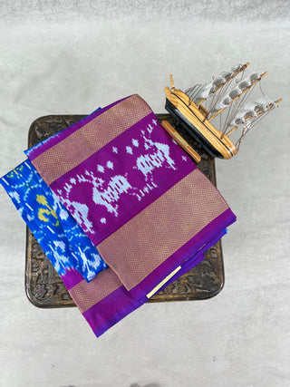 HANDLOOM POCHAMPALLY(IKAT) PURE SILK LEHENGA