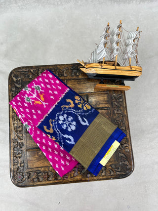 HANDLOOM POCHAMPALLY(IKAT) PURE SILK LEHENGA