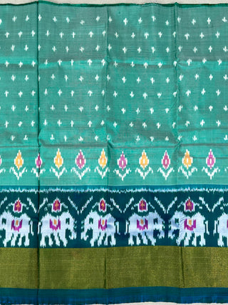 HANDLOOM POCHAMPALLY(IKAT) PURE SILK LEHENGA