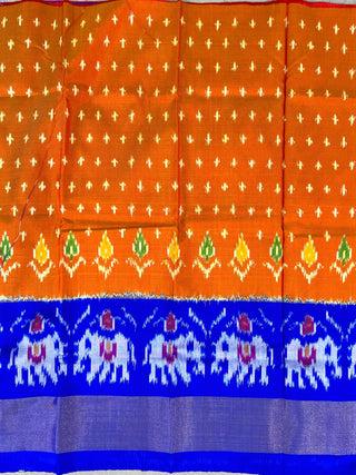 HANDLOOM POCHAMPALLY(IKAT) PURE SILK LEHENGA