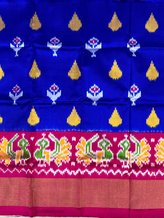 HANDLOOM POCHAMPALLY(IKAT) PURE SILK LEHENGA