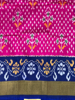 HANDLOOM POCHAMPALLY(IKAT) PURE SILK LEHENGA