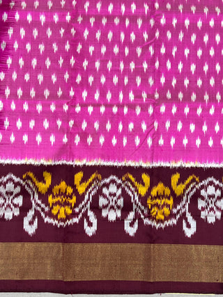 HANDLOOM POCHAMPALLY(IKAT) PURE SILK LEHENGA