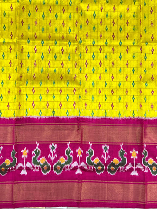 HANDLOOM POCHAMPALLY(IKAT) PURE SILK LEHENGA
