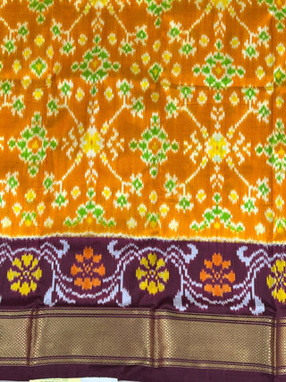 HANDLOOM POCHAMPALLY(IKAT) PURE SILK LEHENGA