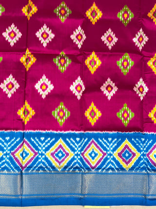 HANDLOOM POCHAMPALLY(IKAT) PURE SILK LEHENGA